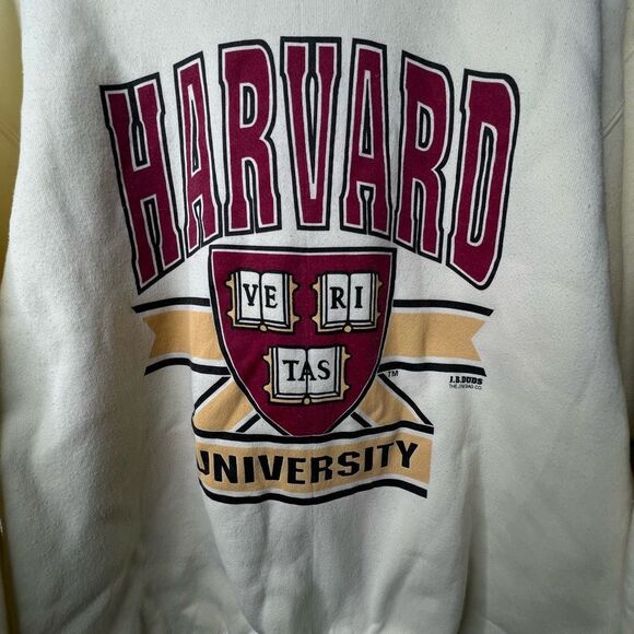 American Vintage 80s Harvard University Sweatshirt Crewneck Large - Picture 2 of 3
